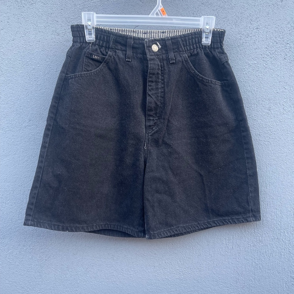 Lee Black Denim Women Jean Shorts - Picture 1 of 9